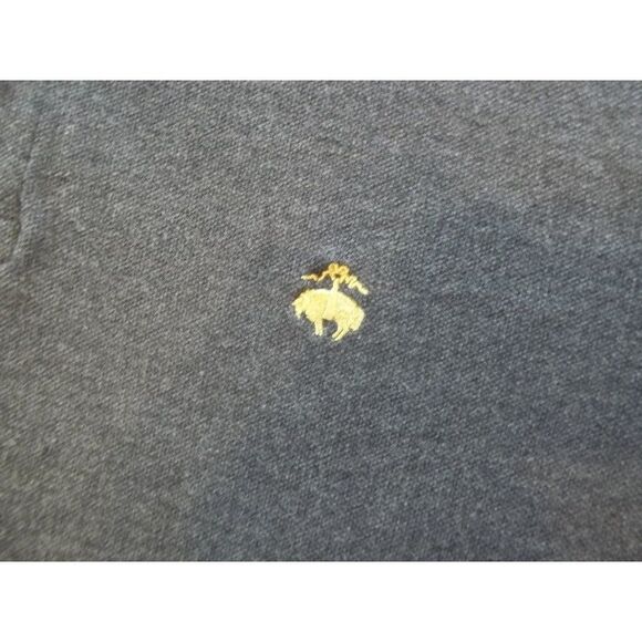 Brooks Brothers Polo‎ Men Sz XL 1818 Gray Short Sleeve Preppy Slim Fit - Picture 2 of 8